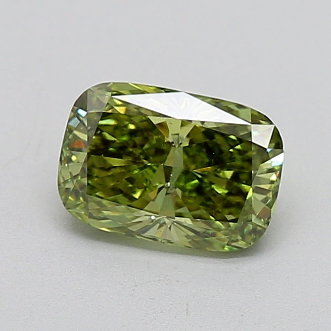 Bhimani Cushion 1.00ct Fancy Vivid Blue Lab-Grown Diamond VS1