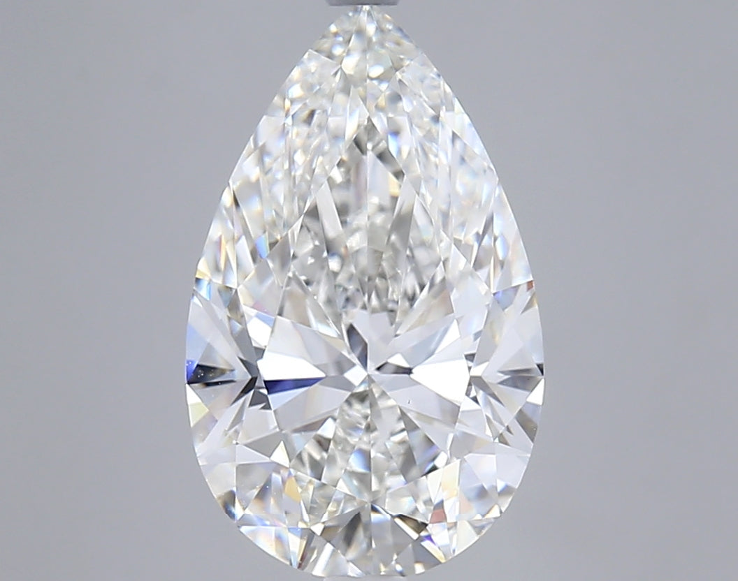Bhimani 5.00ct Pear Lab-Grown Diamond F VVS2