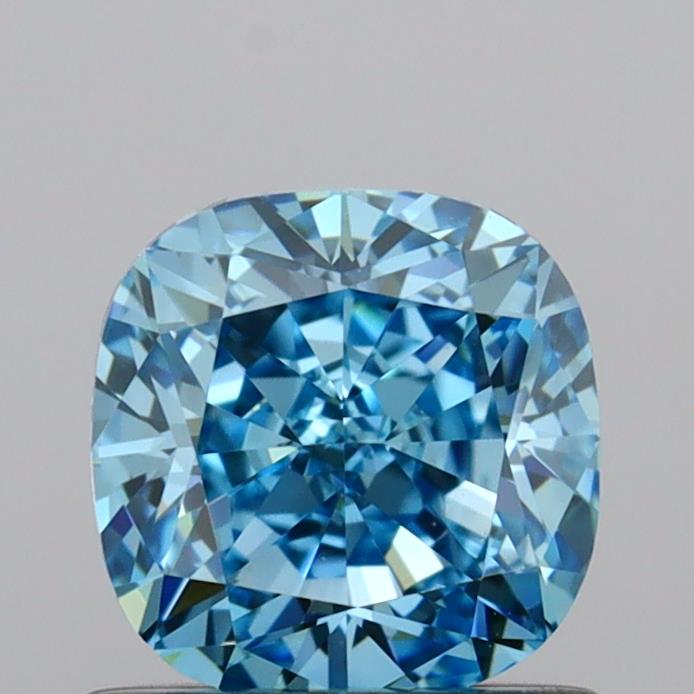 Bhimani 1.00ct Fancy Vivid Blue Lab-Grown Diamond VVS1
