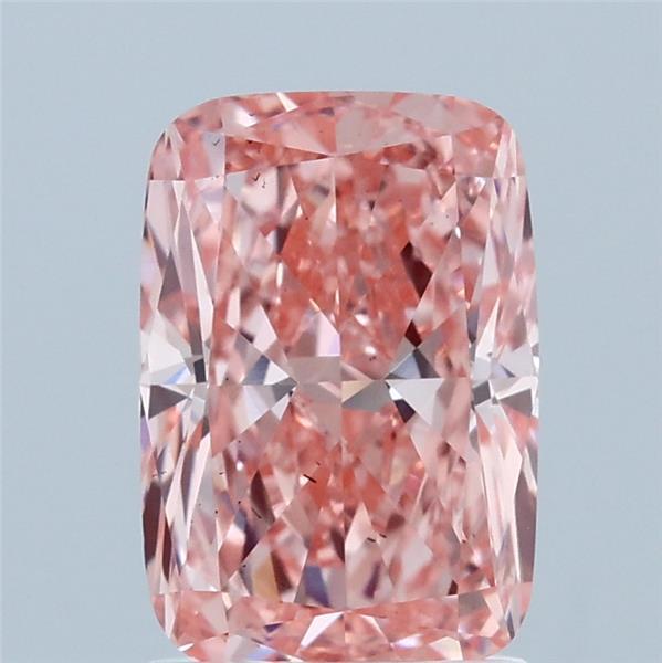 Bhimani Lab-Grown Diamond Cushion Cut 2.00ct Fancy Vivid Pink VS2