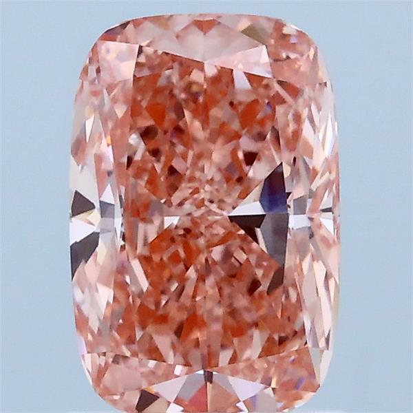 Bhimani 1.50ct Cushion Lab-Grown Diamond Fancy Vivid Pink VS1
