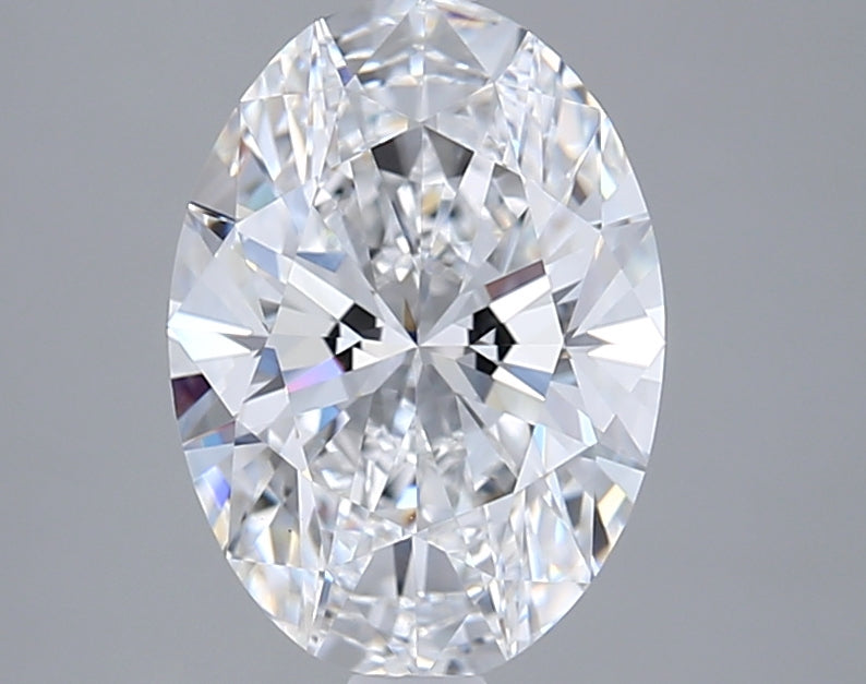 Bhimani Lab-Grown Diamond 2.50ct Oval D VS1 IGI Certified