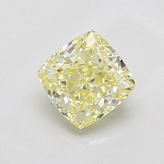 Bhimani 1.00ct Cushion Modified Lab-Grown Diamond Fancy Yellow VVS2