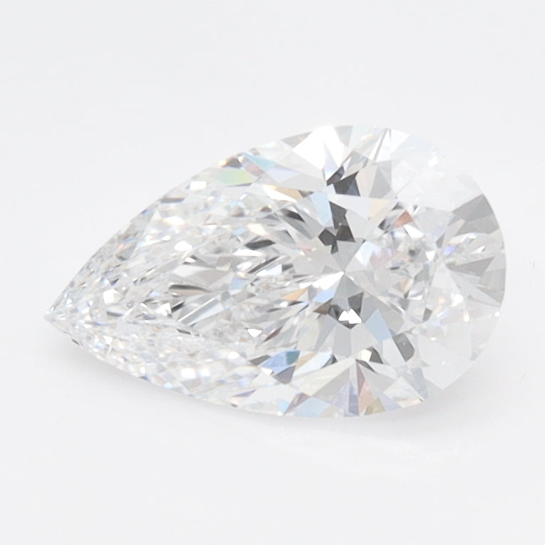 Bhimani Pear Lab-Grown Diamond 1.00ct D VVS1 IGI Certified