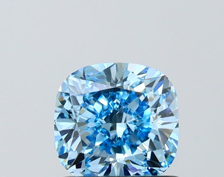 Bhimani 1.00ct Fancy Vivid Blue VVS1 Lab-Grown Diamond