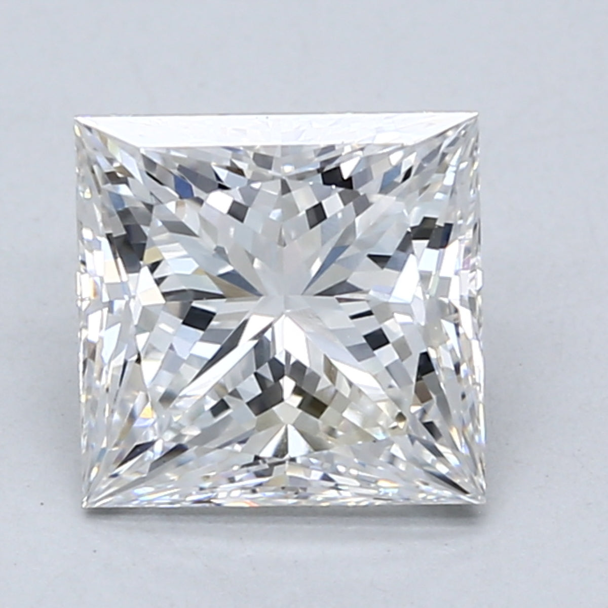 Bhimani 2.50ct Princess Lab-Grown Diamond D VVS2 IGI Certified