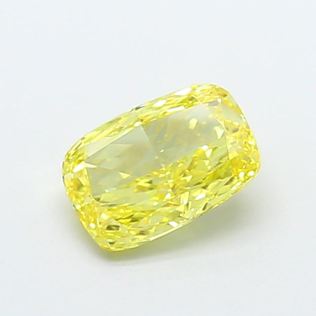 Bhimani Cushion Modified Lab-Grown Diamond 1.50ct Fancy Yellow VS1