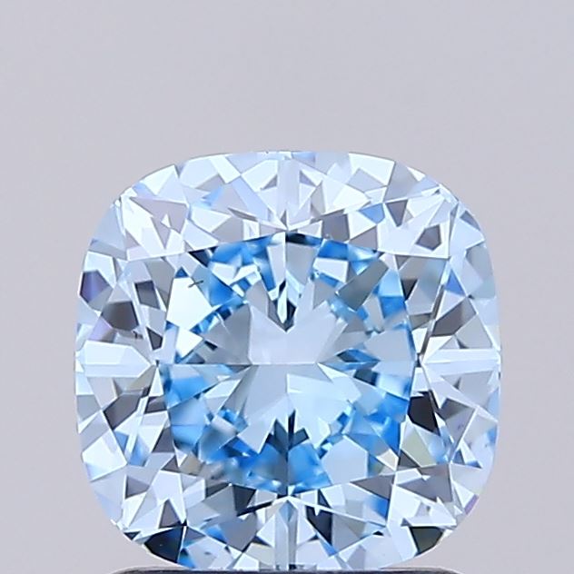 Bhimani 1.50ct Fancy Vivid Blue IF Lab-Grown Diamond